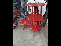 4 pvc salontafels - afbeelding 2 van  5