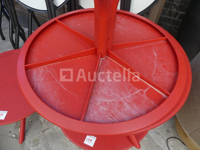 4 pvc salontafels - afbeelding 4 van  5