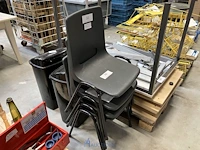 4 pvc stoelen