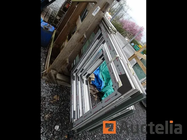 4 raamkozijnen pvc aluplast - afbeelding 5 van  7