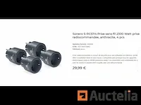 4 radiogestuurde draadloos stopcontacten sonero s-rcs114 sonero s-rcs114 - afbeelding 3 van  3