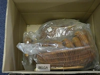 4 rieten eendenkorfjes - afbeelding 1 van  3
