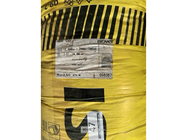 4 rollen isover glaswoll, b100 cm - afbeelding 3 van  3