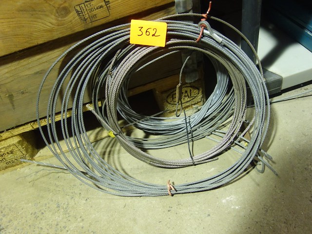 4 rollen staalkabels - afbeelding 1 van  1