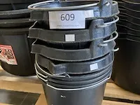 4 rubberen emmers - afbeelding 2 van  2
