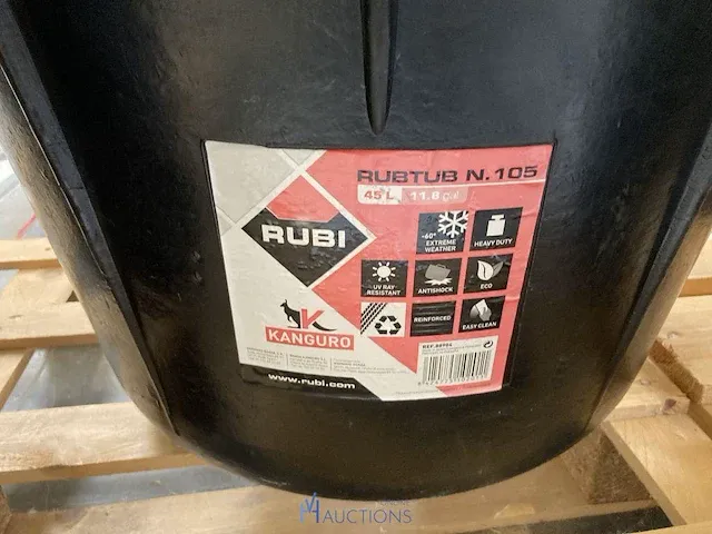 4 rubberen kuipen - afbeelding 3 van  3