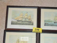 4 schilderijtjes met boten - afbeelding 2 van  3