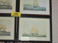 4 schilderijtjes met boten - afbeelding 3 van  3