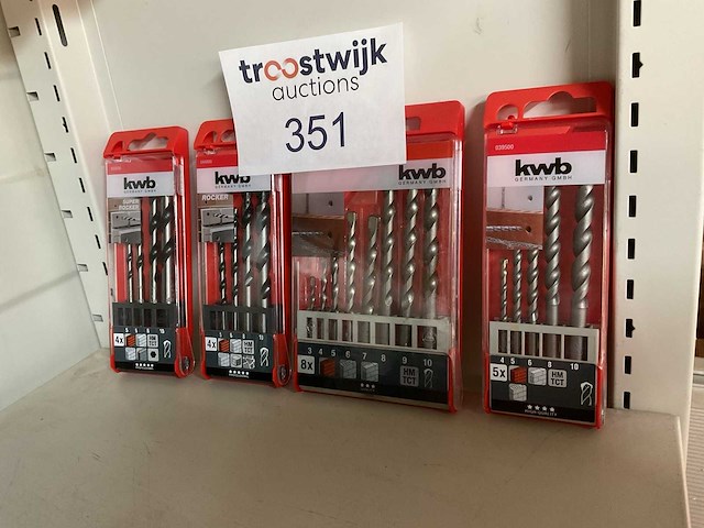 4 sets beton boren - afbeelding 1 van  4