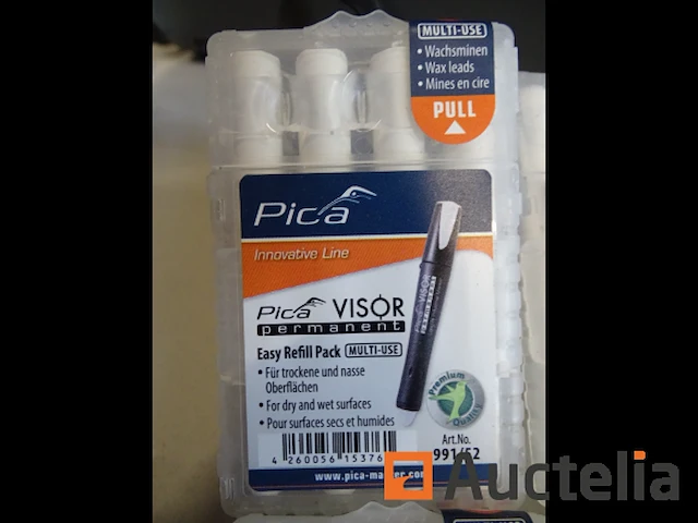 4 sets van 4 permanente navullingen wit pica 991/52 - afbeelding 1 van  3