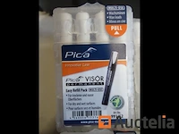 4 sets van 4 permanente navullingen wit pica 991/52 - afbeelding 1 van  3