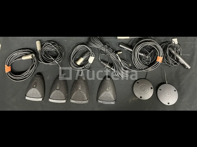 4 shure mx393s oppervlakte-effect microfoons (pzm) - afbeelding 1 van  1