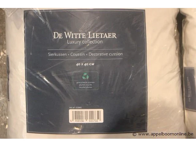 4 sierkussens de witte lietaer - afbeelding 2 van  2