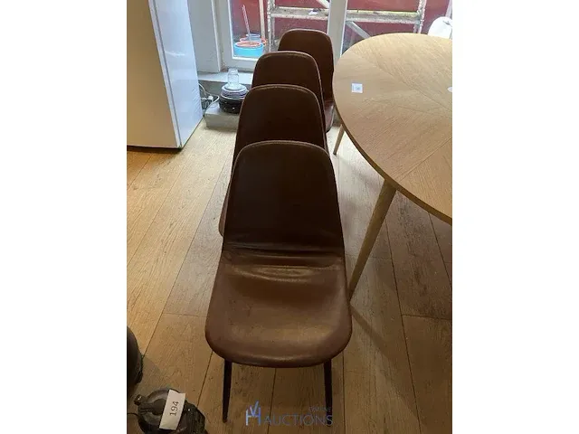 4 skaien stoelen - afbeelding 1 van  4