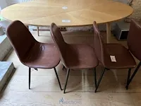 4 skaien stoelen - afbeelding 3 van  4