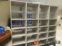 4 sorteerkasten met kluisjes voor post styromega - afbeelding 2 van  6