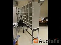 4 sorteerkasten met kluisjes voor post styromega - afbeelding 5 van  6