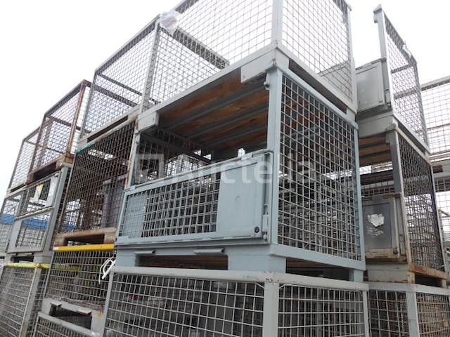 4 stapelbare draadbakken - afbeelding 2 van  7