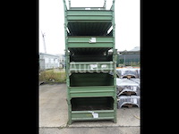 4 stapelbare metalen bakken - afbeelding 5 van  7