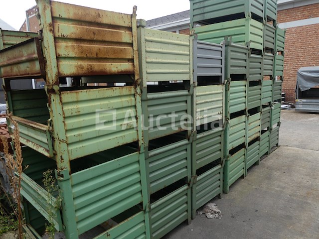 4 stapelbare metalen bakken - afbeelding 5 van  7