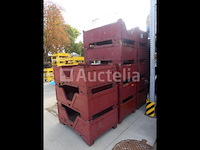 4 stapelbare metalen bakken - afbeelding 6 van  7