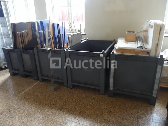 4 stapelbare plastic containers - afbeelding 4 van  11