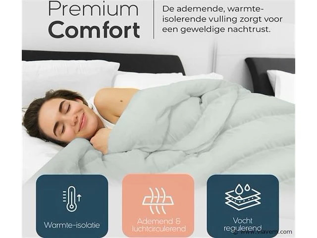 4 sterren hotel dekbed 240 x200cm all season - afbeelding 5 van  7