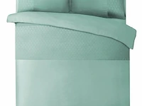 4 sterren hotel dekbed overtrek mint green 200x200cm - afbeelding 1 van  4