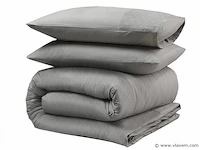 4 sterren hotel dekbed overtrek sand240x200cm - afbeelding 3 van  4