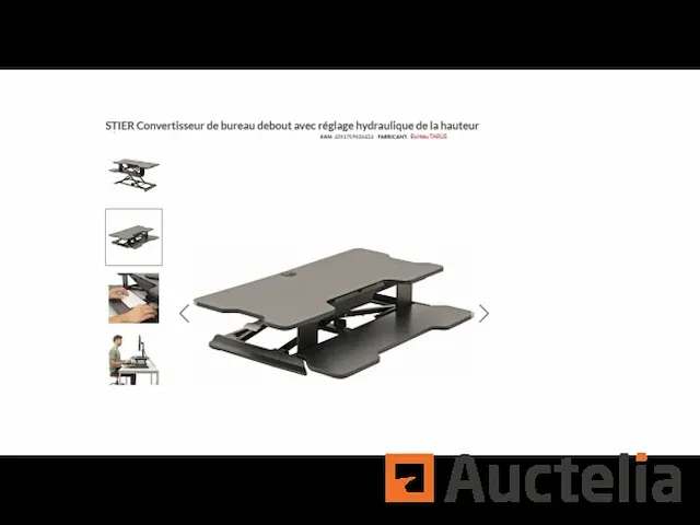 4 stier staande bureautafel converters - winkelwaarde 604 € - afbeelding 3 van  6