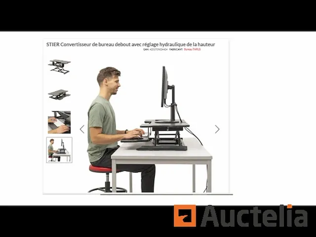 4 stier staande bureautafel converters - winkelwaarde 604 € - afbeelding 6 van  6