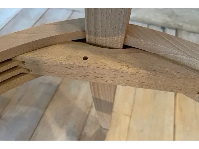4 stoelen in massieve eik - afbeelding 7 van  8