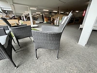 4 stoelen wicker met kussens - afbeelding 5 van  5