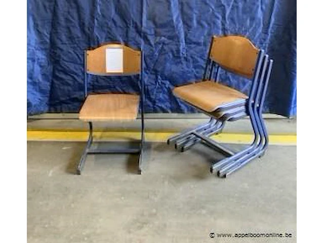 4 stoelen zithoogte 38cm - afbeelding 1 van  2