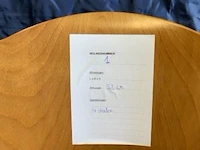 4 stoelen zithoogte 38cm - afbeelding 2 van  2