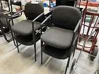 4 stoffen stoelen - afbeelding 1 van  2
