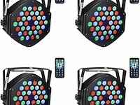 4 stuks 36 x 1 w 7-kanaals rgb led podiumverlichting - afbeelding 1 van  4