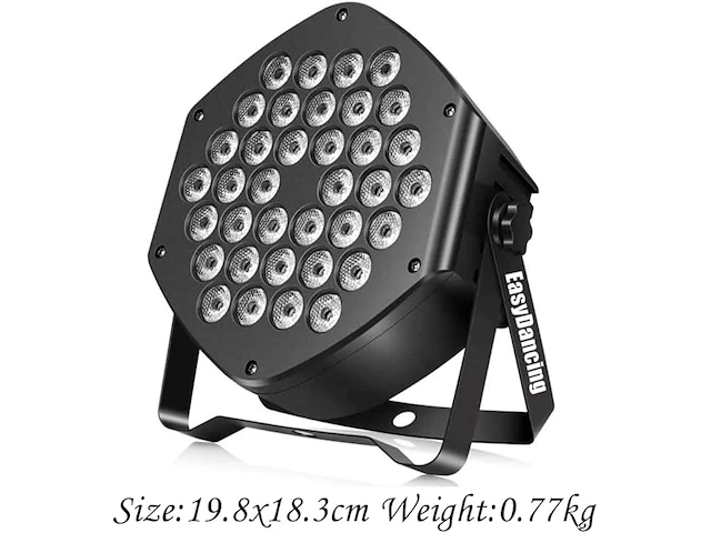 4 stuks 36 x 1 w 7-kanaals rgb led podiumverlichting - afbeelding 4 van  4