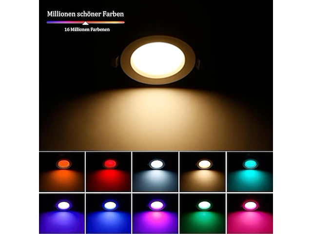 4 stuks 5 w led-inbouwspots - afbeelding 3 van  3