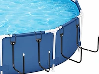 4 stuks zwembadafdekkingshouders, wit - afbeelding 1 van  4