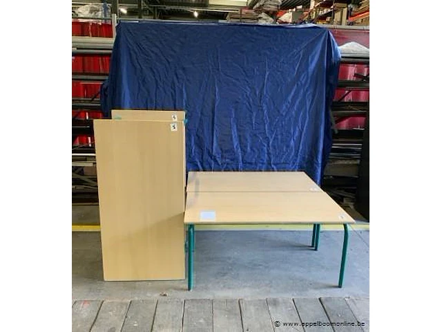 4 tafels afm plm 120 x 59 x 55cm - afbeelding 1 van  2