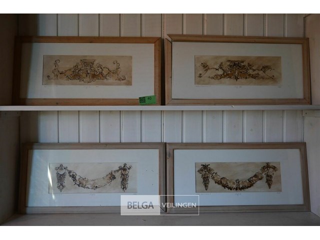 4 tekeningen van koen lemmens - afbeelding 1 van  4