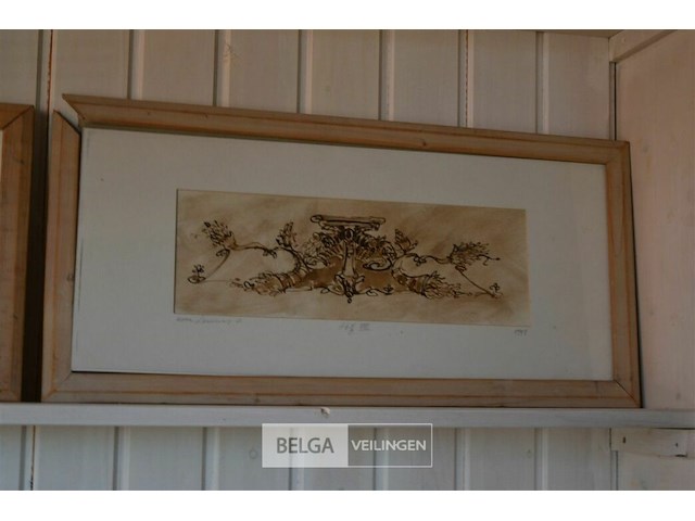 4 tekeningen van koen lemmens - afbeelding 4 van  4