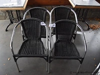 4 terrasstoelen - afbeelding 1 van  1