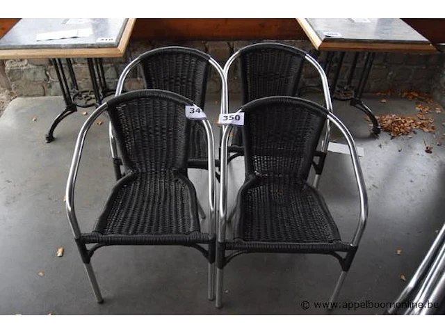 4 terrasstoelen - afbeelding 1 van  1