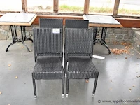 4 terrasstoelen - afbeelding 1 van  1