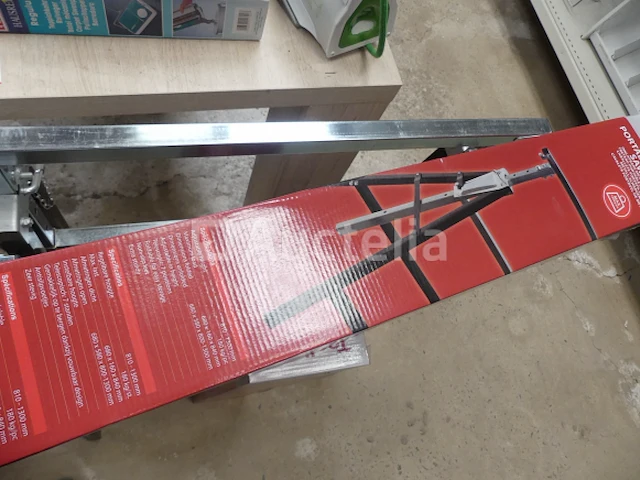 4 tolland inklapbare en uitschuifbare metalen schragen - afbeelding 2 van  11