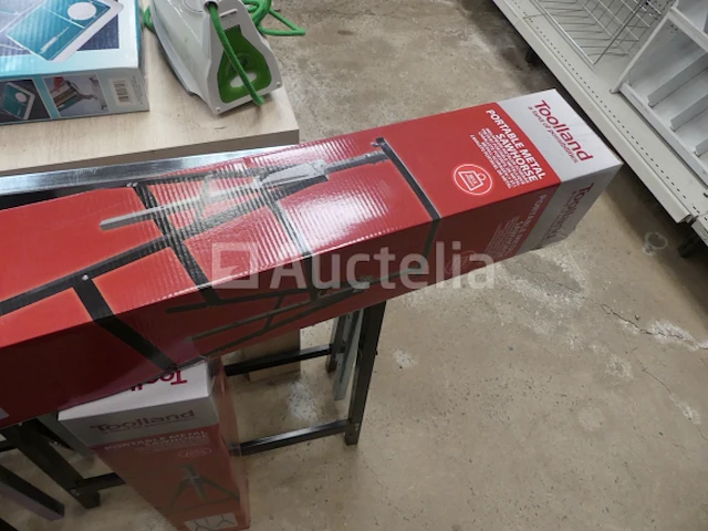 4 tolland inklapbare en uitschuifbare metalen schragen - afbeelding 4 van  11