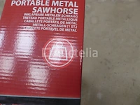 4 tolland inklapbare en uitschuifbare metalen schragen - afbeelding 7 van  11