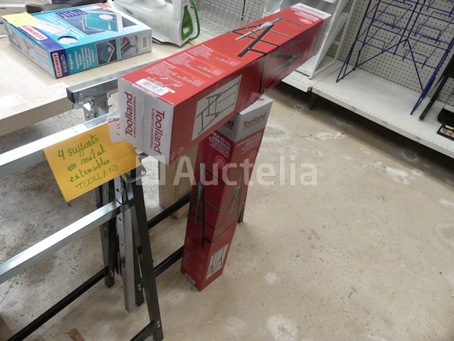 4 tolland inklapbare en uitschuifbare metalen schragen - afbeelding 11 van  11